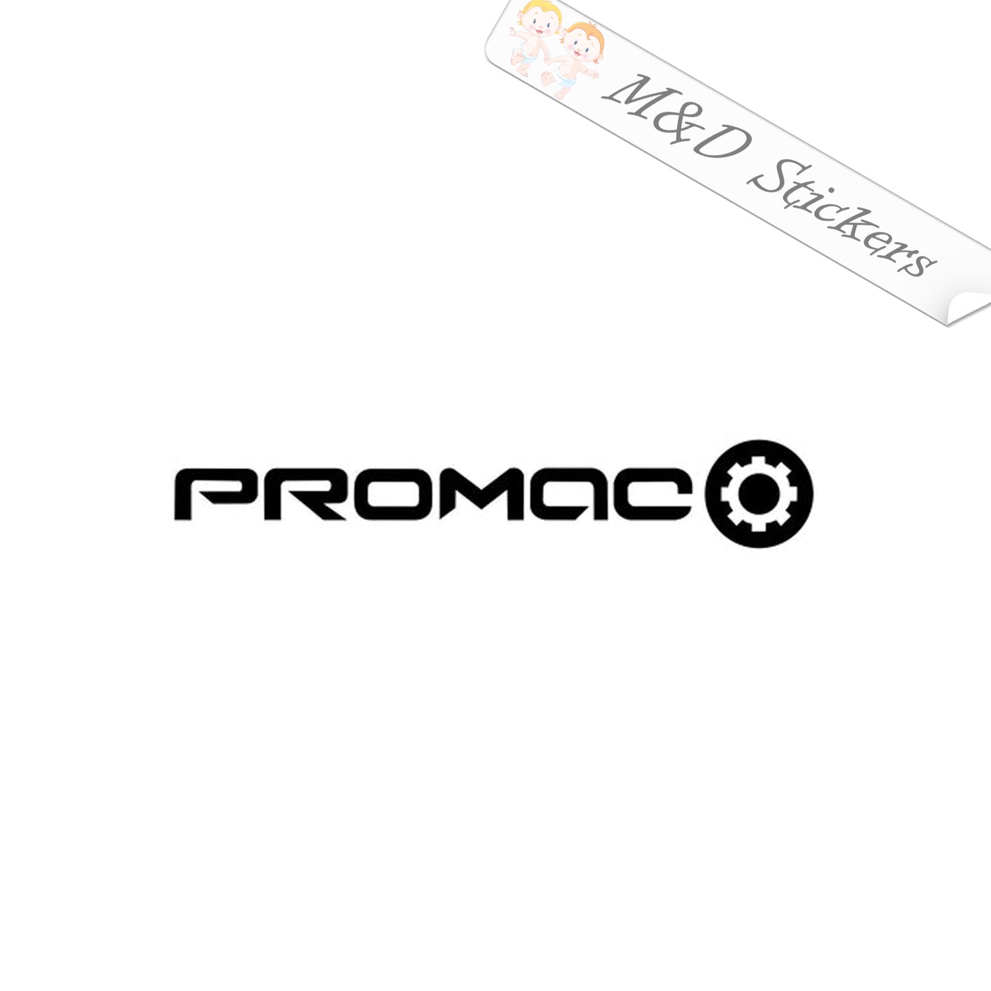 Promac tools Logo (4.5" - 30") Vinyl Decal in Different colors & size for Cars/Bikes/Windows