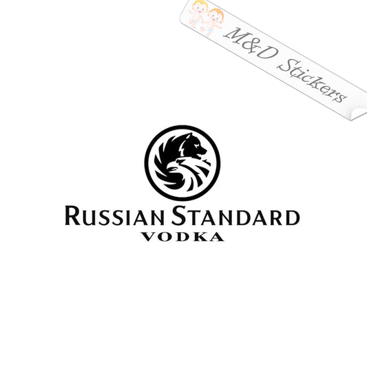 Russian Standard Vodka Logo (4.5" - 30") Vinyl Decal in Different colors & size for Cars/Bikes/Windows