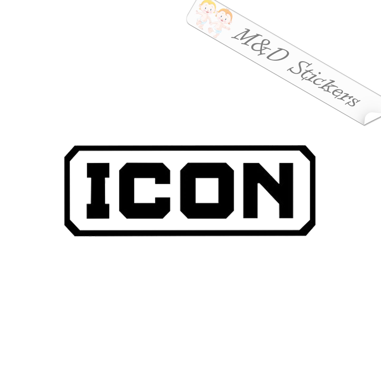 Icon tools Logo (4.5" - 30") Vinyl Decal in Different colors & size for Cars/Bikes/Windows