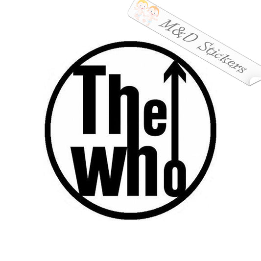 The Who Music band Logo (4.5" - 30") Vinyl Decal in Different colors & size for Cars/Bikes/Windows