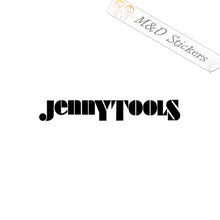 Jenny Tools Logo (4.5" - 30") Vinyl Decal in Different colors & size for Cars/Bikes/Windows