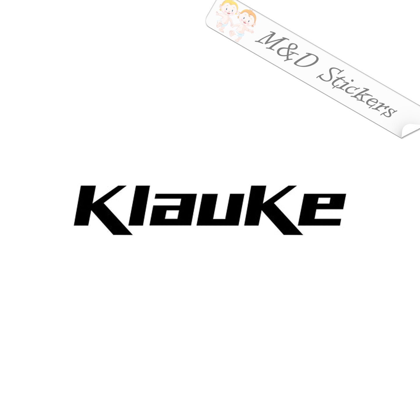 Klauke tools Logo (4.5" - 30") Vinyl Decal in Different colors & size for Cars/Bikes/Windows