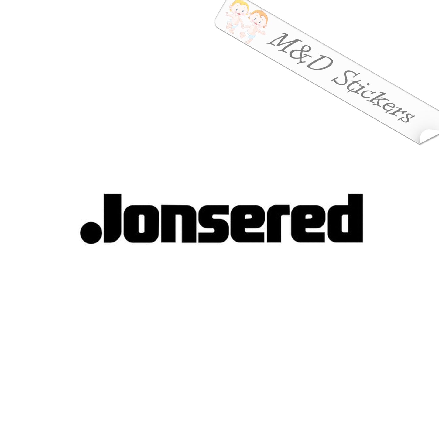 Jonsered tools Logo (4.5" - 30") Vinyl Decal in Different colors & size for Cars/Bikes/Windows
