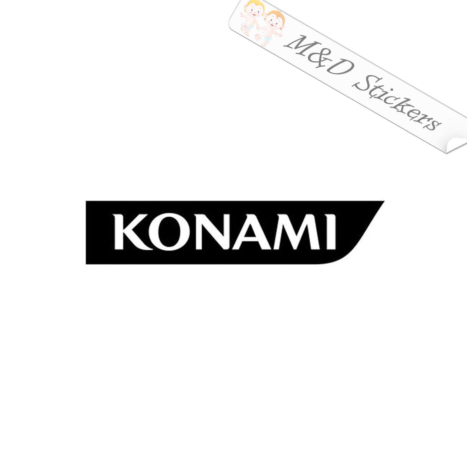 Konami Video Game Company Logo (4.5" - 30") Vinyl Decal in