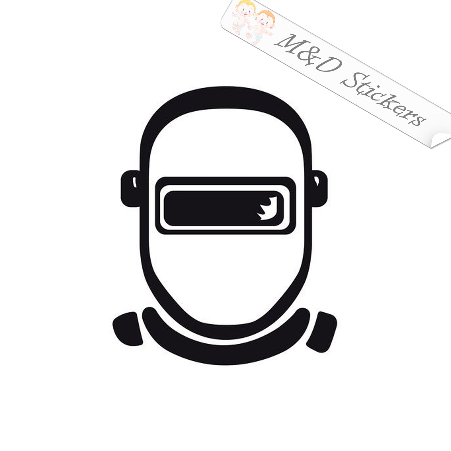 2x Welder Vinyl Decal Sticker Different colors & size for Cars/Bikes/Windows