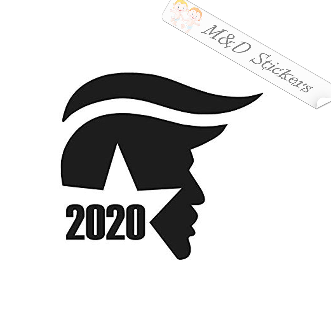 2x Trump 2020 Election Vinyl Decal Sticker Different colors & size for Cars/Bikes/Windows