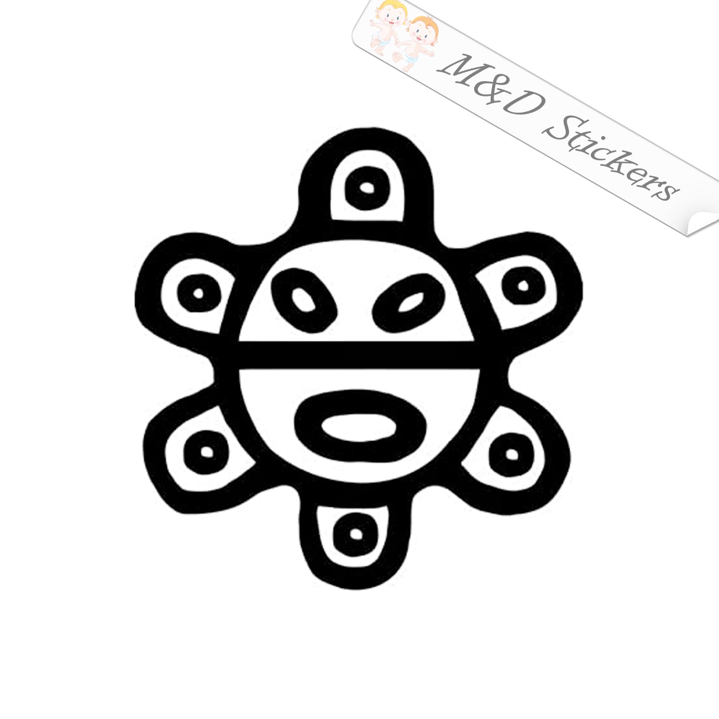 2x Puerto Rican Sol Taino sun Vinyl Decal Sticker Different colors & size for Cars/Bikes/Windows