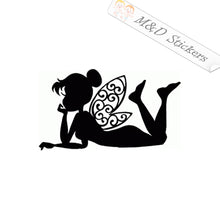 2x Fairy Vinyl Decal Sticker Different colors & size for Cars/Bikes/Windows