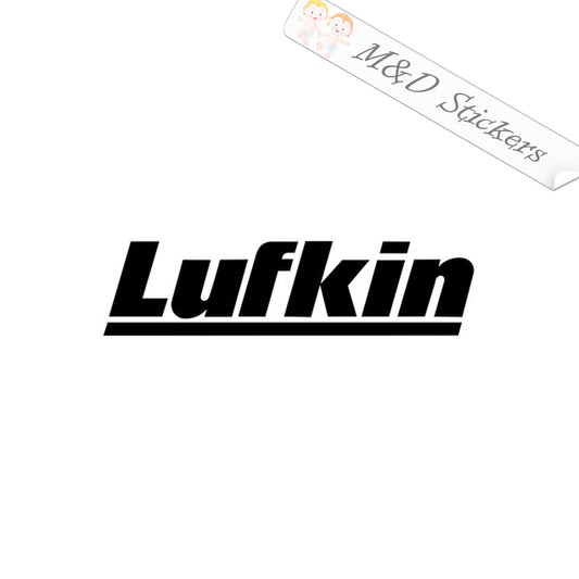 Lufkin Tools Logo (4.5" - 30") Vinyl Decal in Different colors & size for Cars/Bikes/Windows