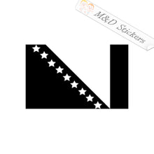 Bosnia and Herzegovina Flag stars (4.5" - 30") Decal in Different colors & size for Cars/Bikes/Windows