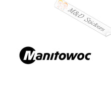 Manitowoc Cranes Logo (4.5" - 30") Vinyl Decal in Different colors & size for Cars/Bikes/Windows