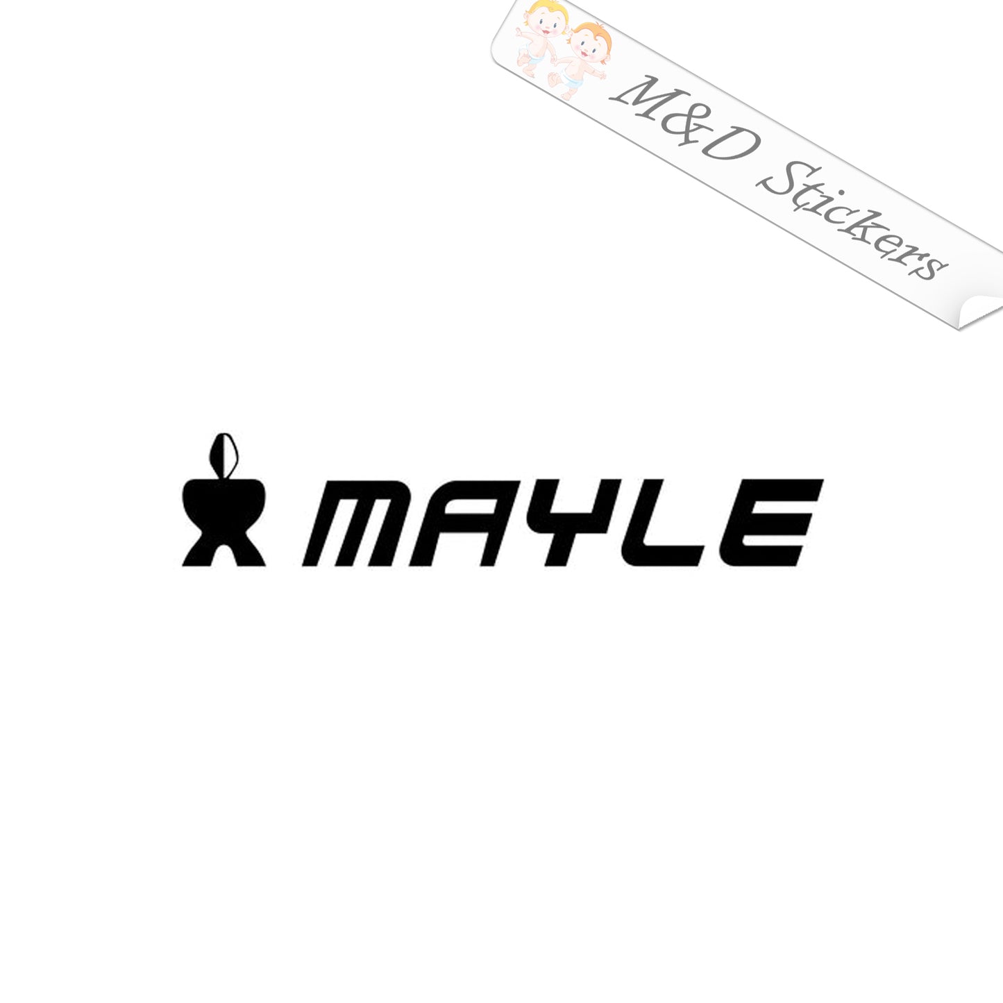 Mayle tools Logo (4.5" - 30") Vinyl Decal in Different colors & size for Cars/Bikes/Windows