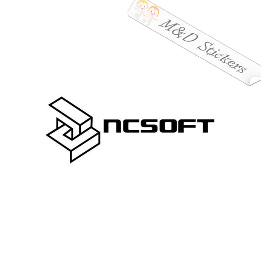 NCSoft Video Game Company Logo (4.5" - 30") Vinyl Decal in Different colors & size for Cars/Bikes/Windows