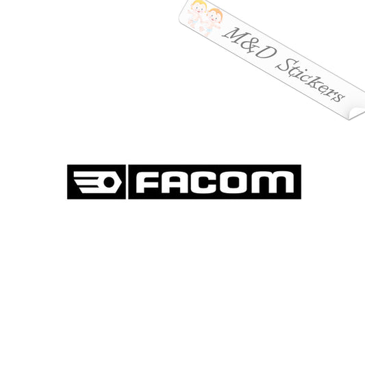Facom tools Logo (4.5" - 30") Vinyl Decal in Different colors & size for Cars/Bikes/Windows