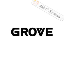 Grove Cranes Logo (4.5" - 30") Vinyl Decal in Different colors & size for Cars/Bikes/Windows