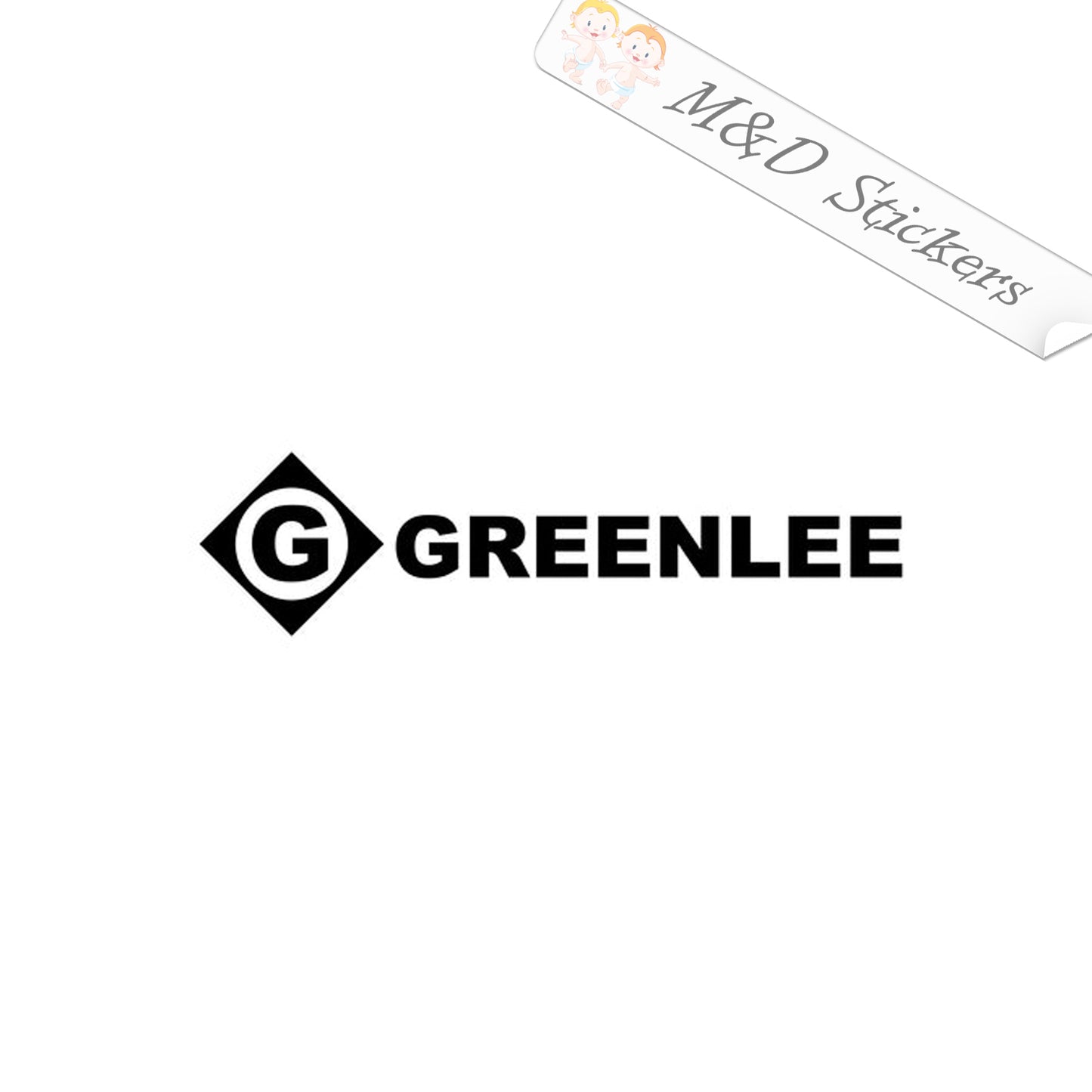 Greenlee tools Logo (4.5" - 30") Vinyl Decal in Different colors & size for Cars/Bikes/Windows