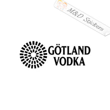 Gotland Vodka Logo (4.5" - 30") Vinyl Decal in Different colors & size for Cars/Bikes/Windows