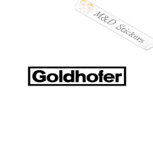 Goldhofer Trailers Logo (4.5" - 30") Vinyl Decal in Different colors & size for Cars/Bikes/Windows