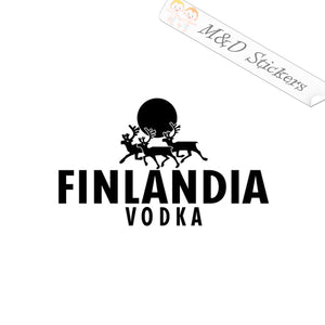 Finlandia Vodka Logo (4.5" - 30") Vinyl Decal in Different colors & size for Cars/Bikes/Windows