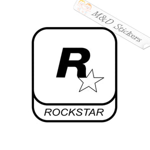 Rockstar Games Video Game Company Logo (4.5" - 30") Vinyl Decal in Different colors & size for Cars/Bikes/Windows
