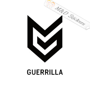 Guerilla Video Game Company Logo (4.5" - 30") Vinyl Decal in Different colors & size for Cars/Bikes/Windows
