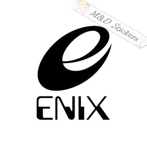 Enix Video Game Company Logo (4.5" - 30") Vinyl Decal in Different colors & size for Cars/Bikes/Windows