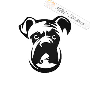 Boxer Dog (4.5" - 30") Vinyl Decal in Different colors & size for Cars/Bikes/Windows