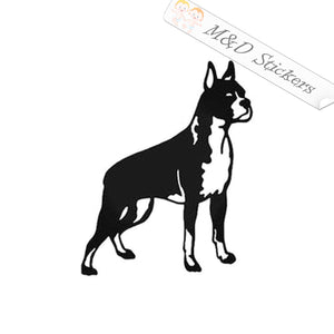 Boxer Bulldog Dog (4.5" - 30") Vinyl Decal in Different colors & size for Cars/Bikes/Windows