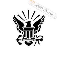 US Navy (4.5" - 30") Vinyl Decal in Different colors & size for Cars/Bikes/Windows