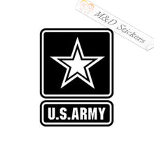 US Army Logo (4.5" - 30") Vinyl Decal in Different colors & size for Cars/Bikes/Windows