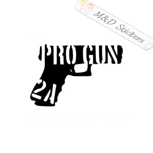 2nd amendment Pro-gun (4.5" - 30") Vinyl Decal in Different colors & size for Cars/Bikes/Windows