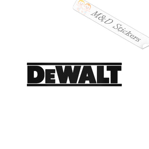 DeWalt tools Logo (4.5" - 30") Vinyl Decal in Different colors & size for Cars/Bikes/Windows
