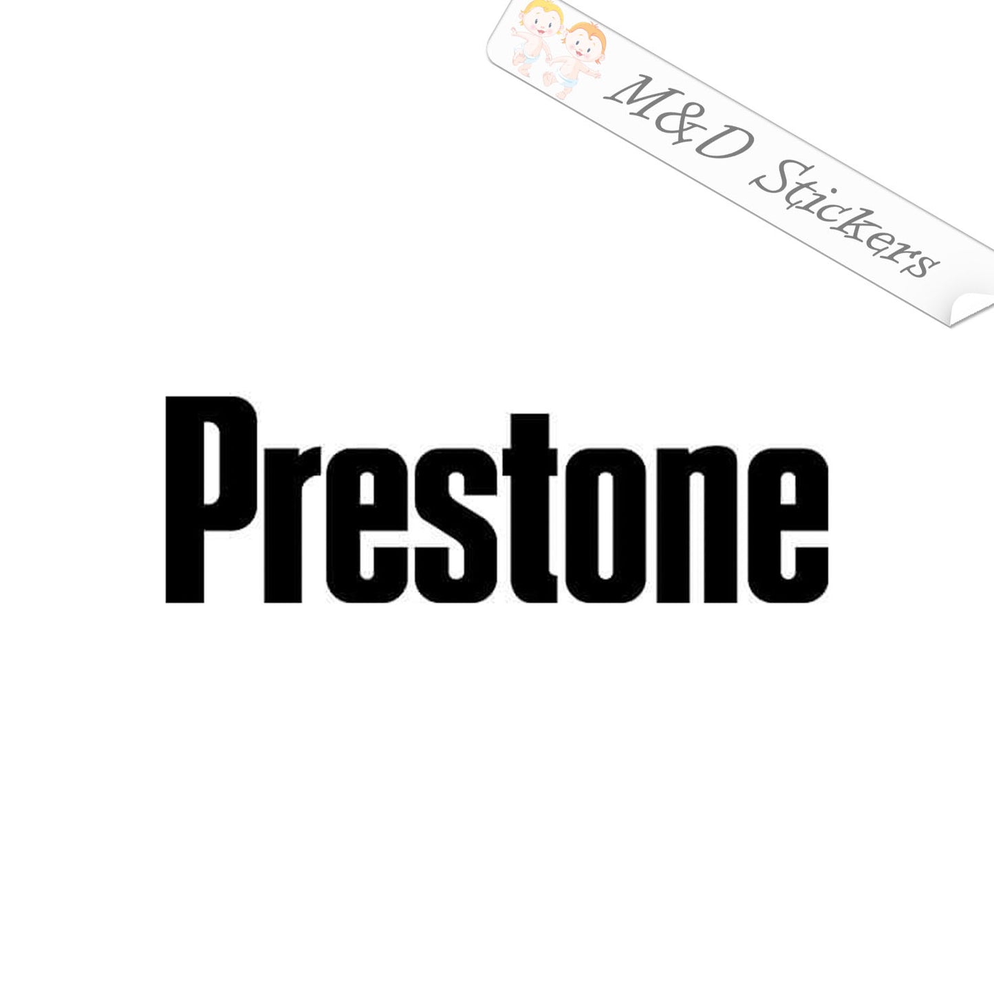 Prestone Logo (4.5" - 30") Vinyl Decal in Different colors & size for Cars/Bikes/Windows