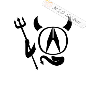 Acura Devil (4.5" - 30") Vinyl Decal in Different colors & size for Cars/Bikes/Windows