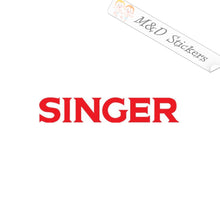 2x Singer sewing logo Vinyl Decal Sticker Different colors & size for Cars/Bikes/Windows