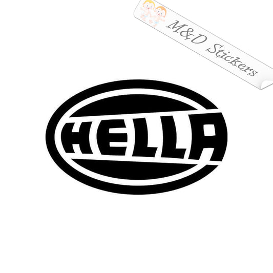 Hella Logo (4.5" - 30") Vinyl Decal in Different colors & size for Cars/Bikes/Windows