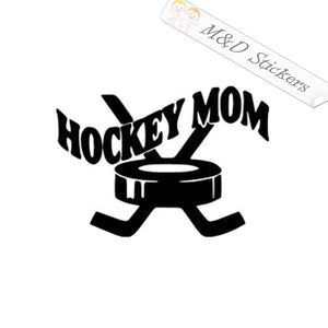 Hockey mom (4.5" - 30") Vinyl Decal in Different colors & size for Cars/Bikes/Windows