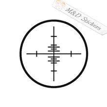 Hunting Crosshair (4.5" - 30") Vinyl Decal in Different colors & size for Cars/Bikes/Windows