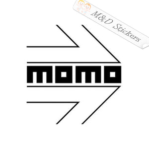 Momo racing Logo (4.5" - 30") Vinyl Decal in Different colors & size for Cars/Bikes/Windows