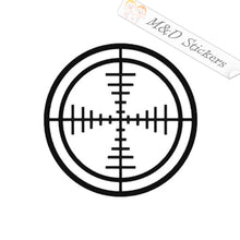 Hunting Crosshair (4.5" - 30") Vinyl Decal in Different colors & size for Cars/Bikes/Windows