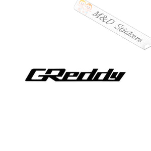 GReddy Exhaust Logo (4.5" - 30") Vinyl Decal in Different colors & size for Cars/Bikes/Windows