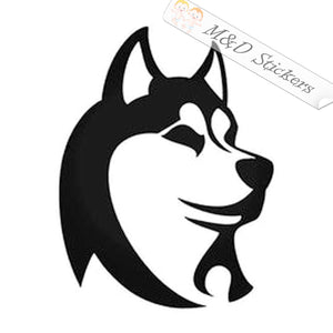 Husky Dog (4.5" - 30") Vinyl Decal in Different colors & size for Cars/Bikes/Windows