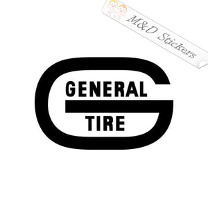 General Tire Logo (4.5" - 30") Vinyl Decal in Different colors & size for Cars/Bikes/Windows