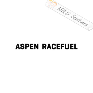 Aspen Racefuel (4.5" - 30") Vinyl Decal in Different colors & size for Cars/Bikes/Windows