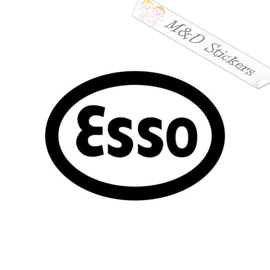 Esso Gas Station Logo (4.5" - 30") Vinyl Decal in Different colors & size for Cars/Bikes/Windows