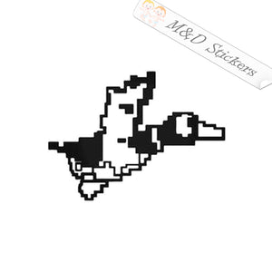 8-bit Duck Nintendo video game (4.5" - 30") Vinyl Decal in Different colors & size for Cars/Bikes/Windows