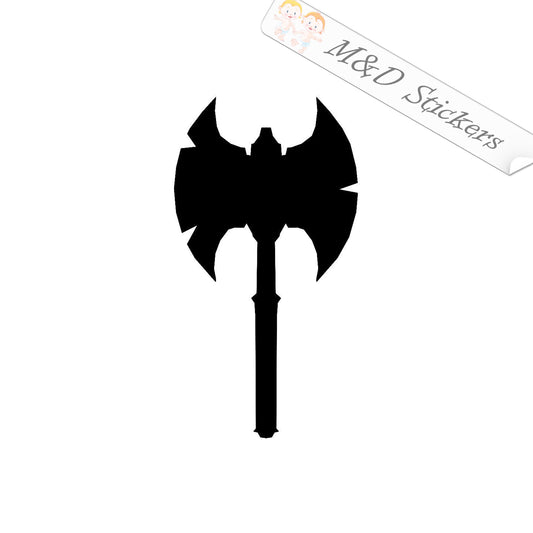 2x Axe Vinyl Decal Sticker Different colors & size for Cars/Bikes/Windows