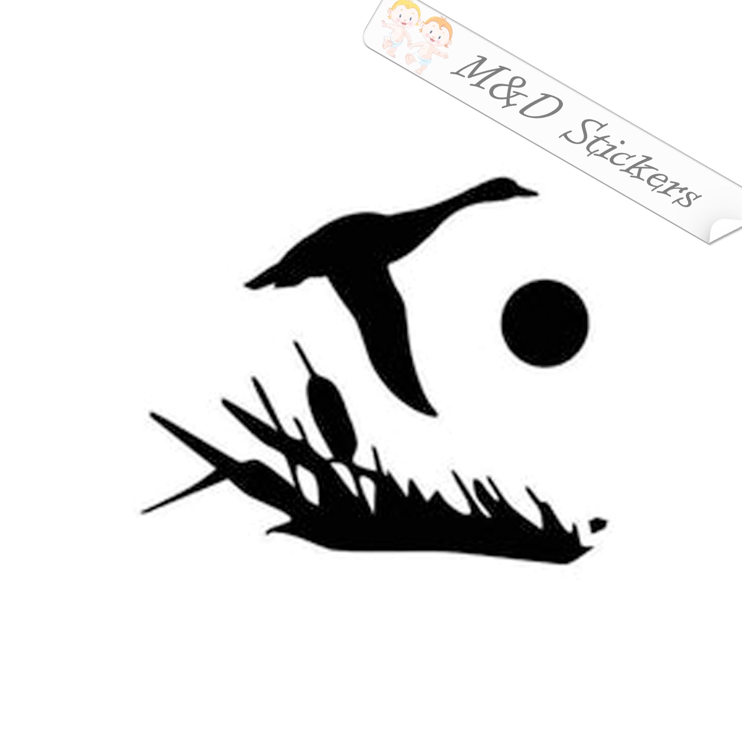 Duck Hunting (4.5" - 30") Vinyl Decal in Different colors & size for Cars/Bikes/Windows