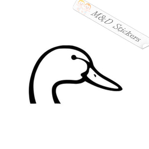 Duck head (4.5" - 30") Vinyl Decal in Different colors & size for Cars/Bikes/Windows