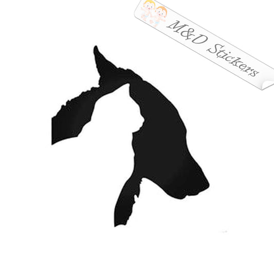 Cat and dog (4.5" - 30") Vinyl Decal in Different colors & size for Cars/Bikes/Windows